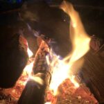 Feuer Zeremonie für Rauhnächte