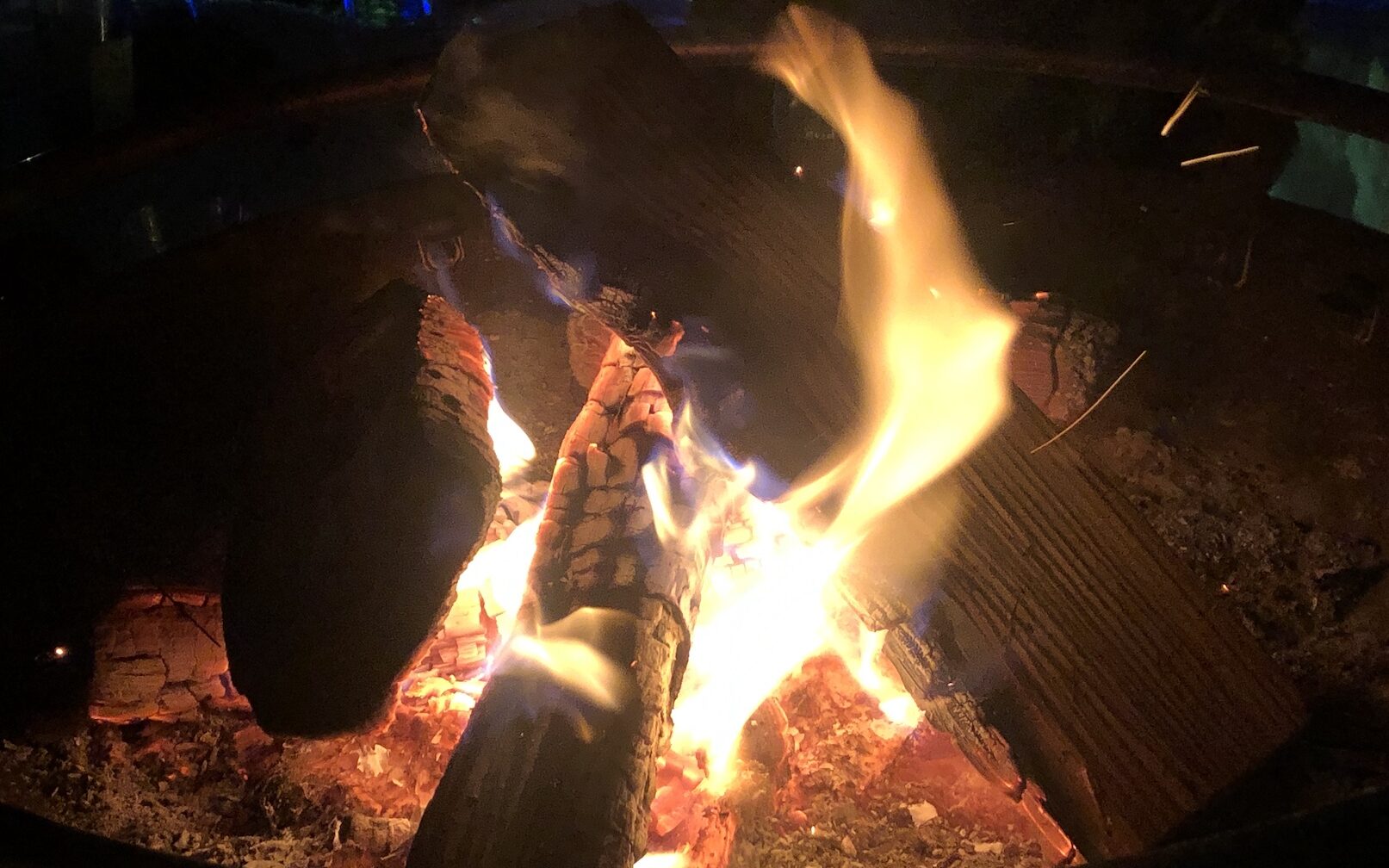 Feuer Zeremonie für Rauhnächte